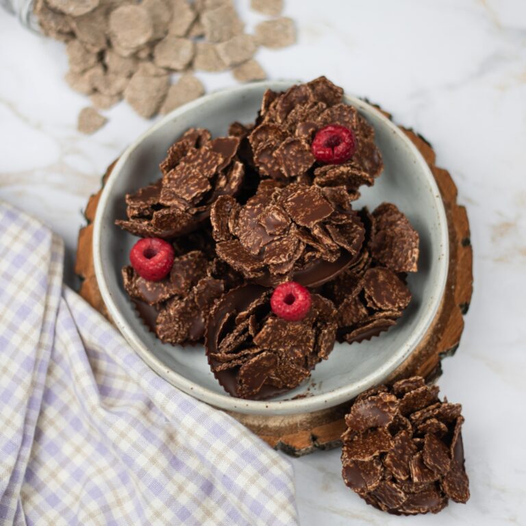 Rochers croustillants au chocolat et flakes de sarrasin bio