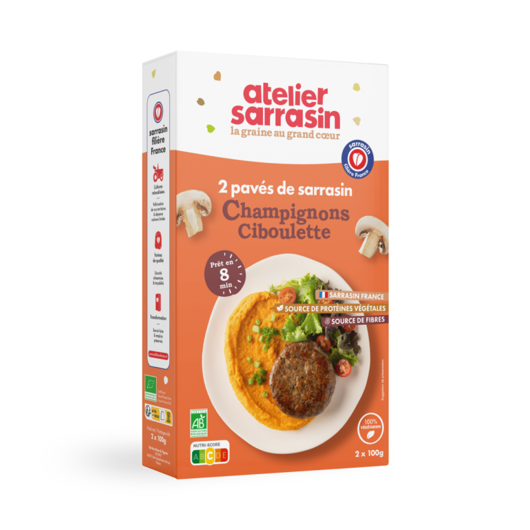 pavé champignon ciboulette